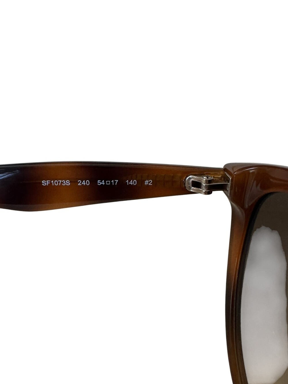 NWT Authentic Salvatore Ferragamo SF1073S Sunglasses Havana - Picture 10 of 10